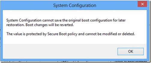 configuración del sistema