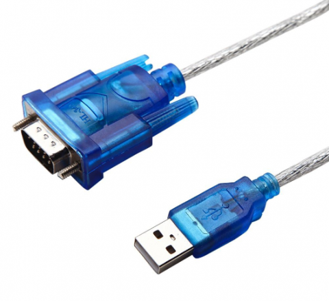Adaptador USB a Puerto COM RS232 de 9 Pines DB9 Interfaz Adaptador de Cable Conversor