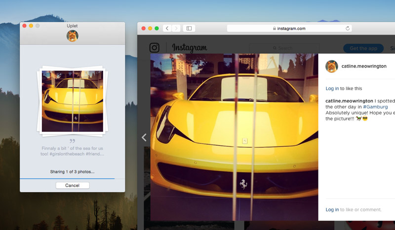 Uploader for Instagram Mac Uploader for Instagram Mac