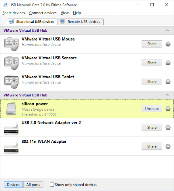 Share Usb Device