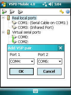 Virtual Serial Port Driver Mobile