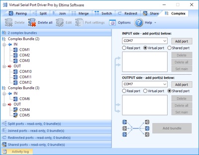 Virtual Serial Port Driver PRO screenshot