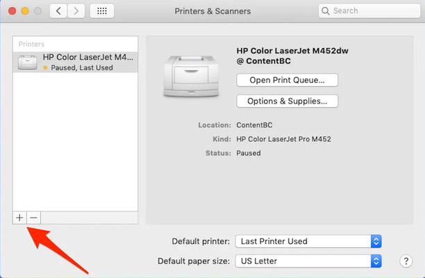 ajouter le scanner au Mac