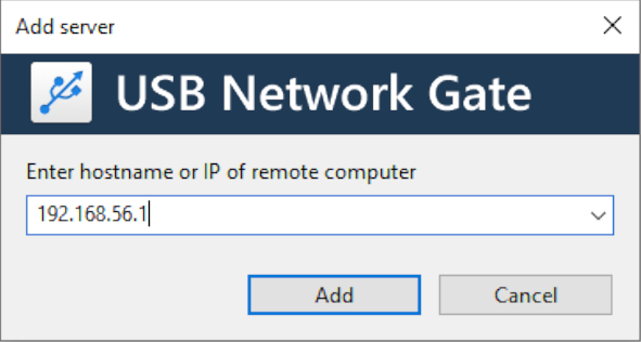 Aggiunta manuale del computer tramite IP