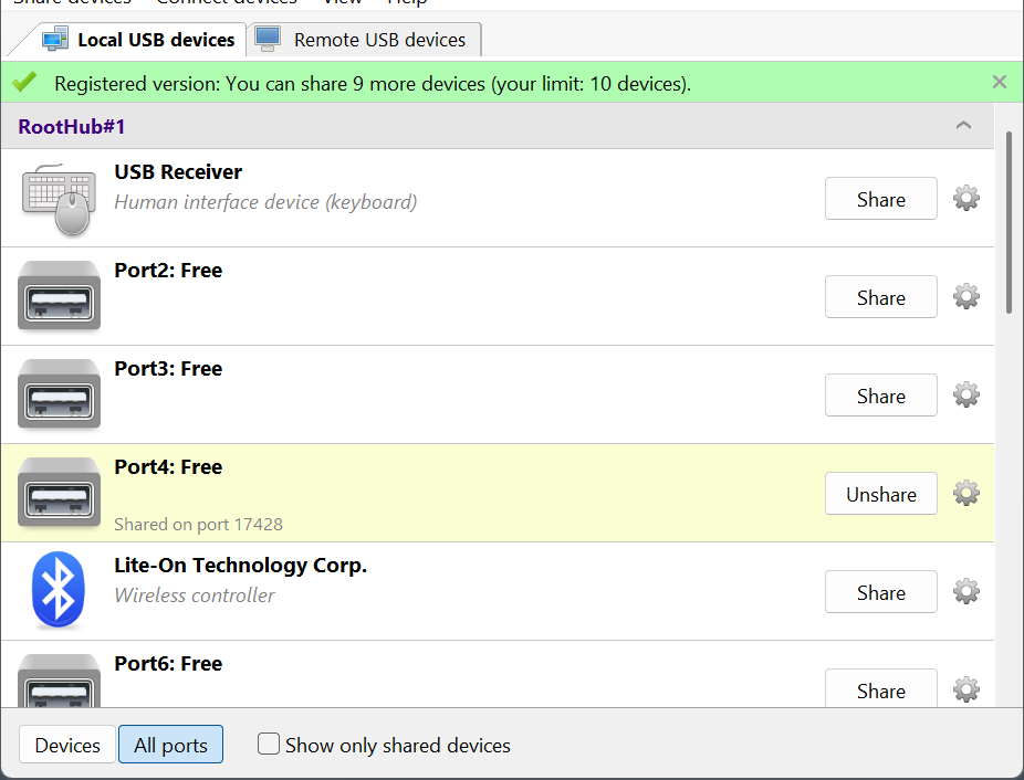Una porta vuota è in fase di condivisione