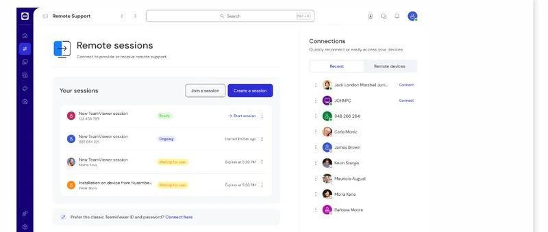 TeamViewer do zdalnego dostępu dla systemu Android