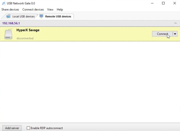 How to share a USB device with USB Network Gate