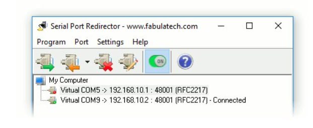 Serial Port Redirector by FabulaTech