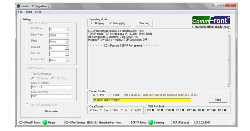 SERIAL-TCP by CommFront