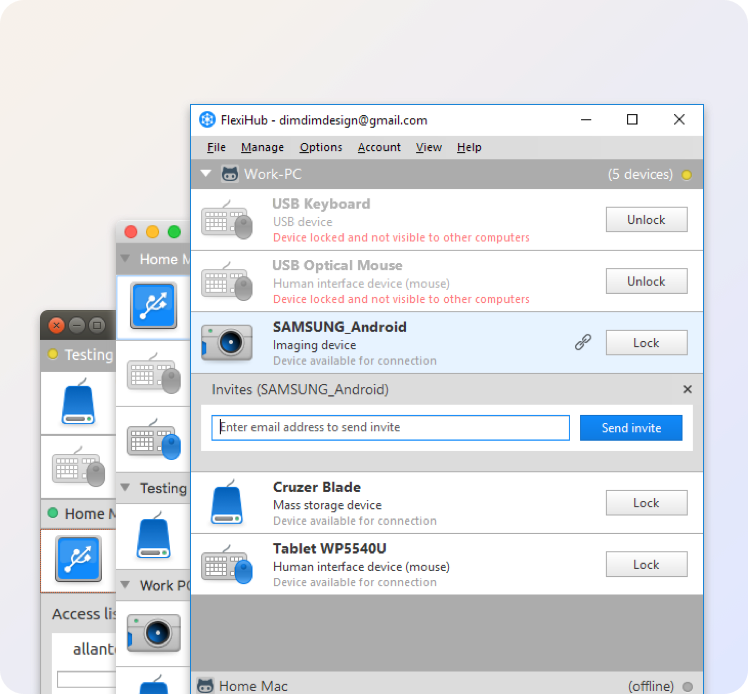 Share Devices among multiple platforms