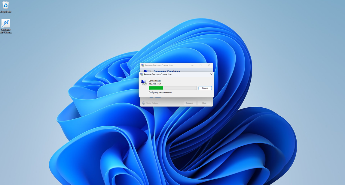 Connetti tramite RDP al desktop remoto
