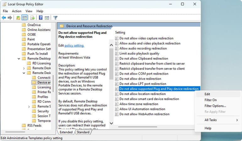 Groepsbeleid voor Plug-and-Play-apparaten
